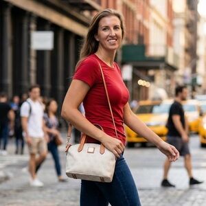 Dooney and Bourke Vintage Mini Ruby Crossbody Satchel